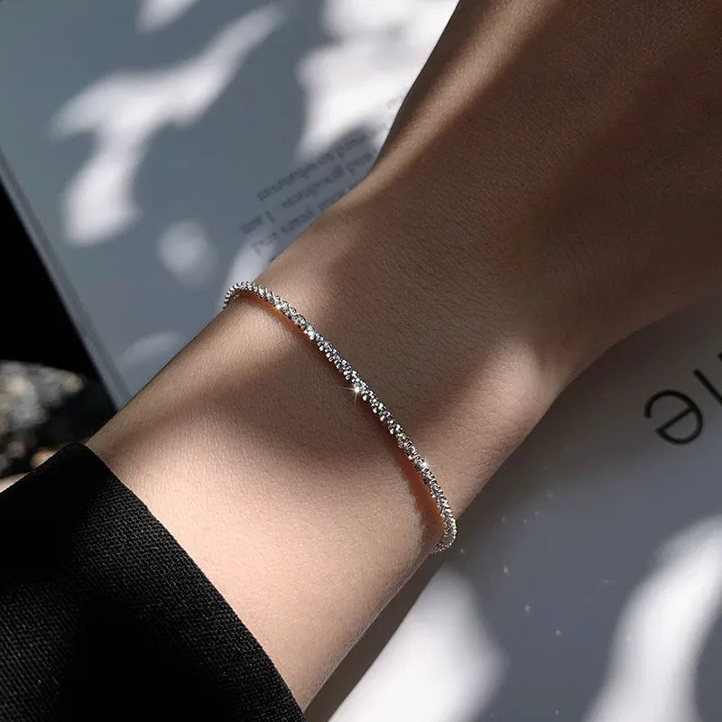 SilverFlow - Bracelet en argent sterling élégant