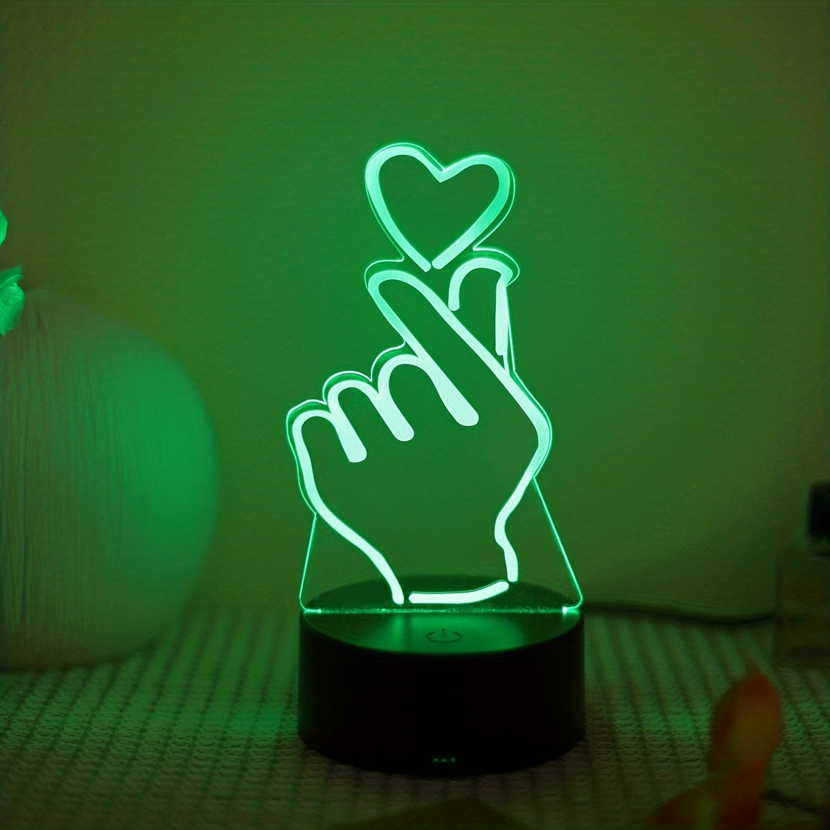 IllumiHeart - Touch-Control 7-Color LED Night Light