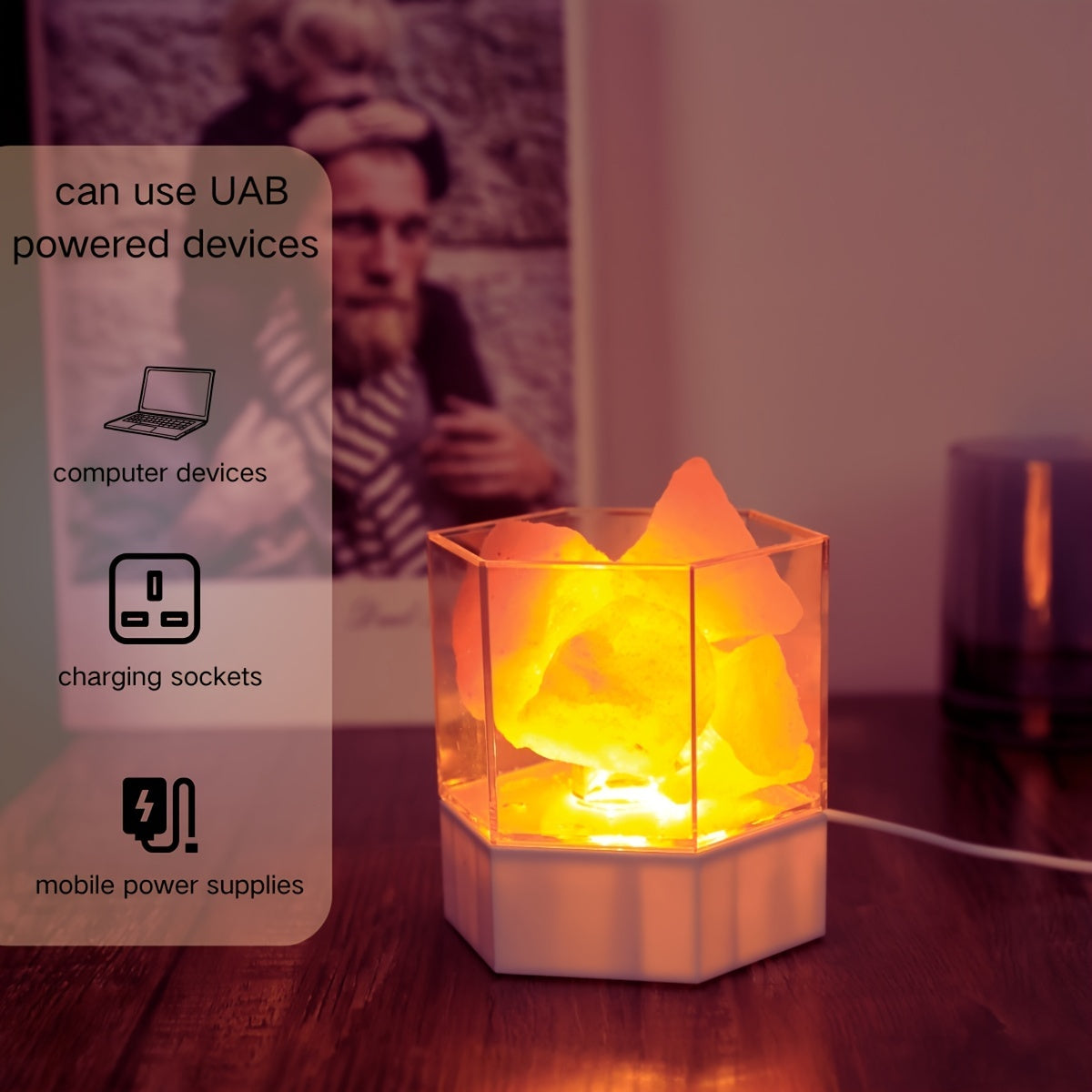 HimalayanGlow - Soothing Himalayan Salt USB Lamp