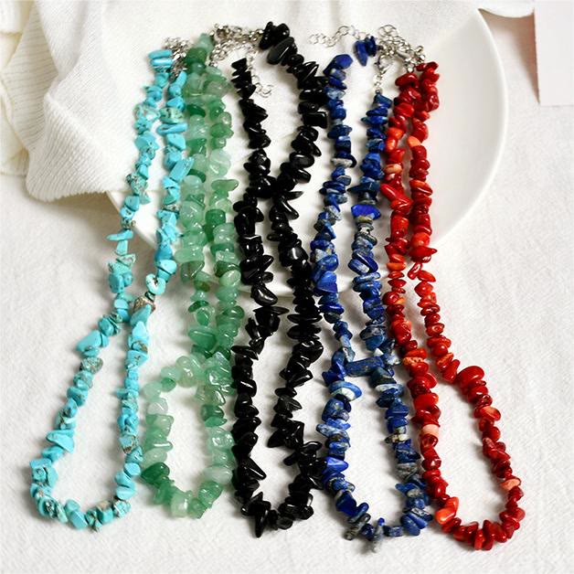 Collier Cristaux Polis Lina - Beauté Naturelle