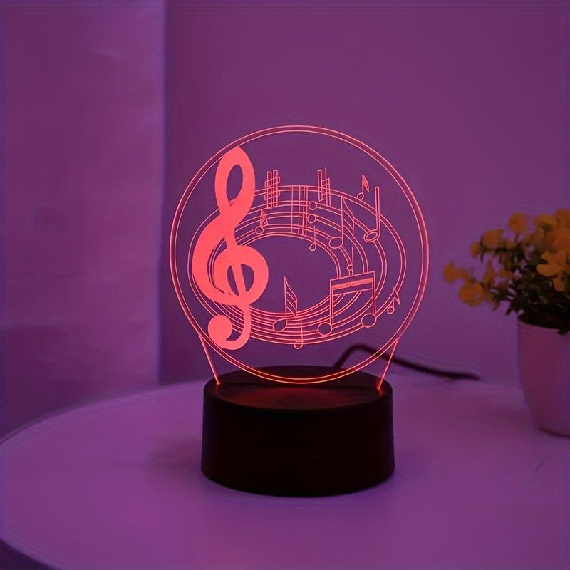 MusicGlow Lamp - Modern Acrylic USB Table Lamp
