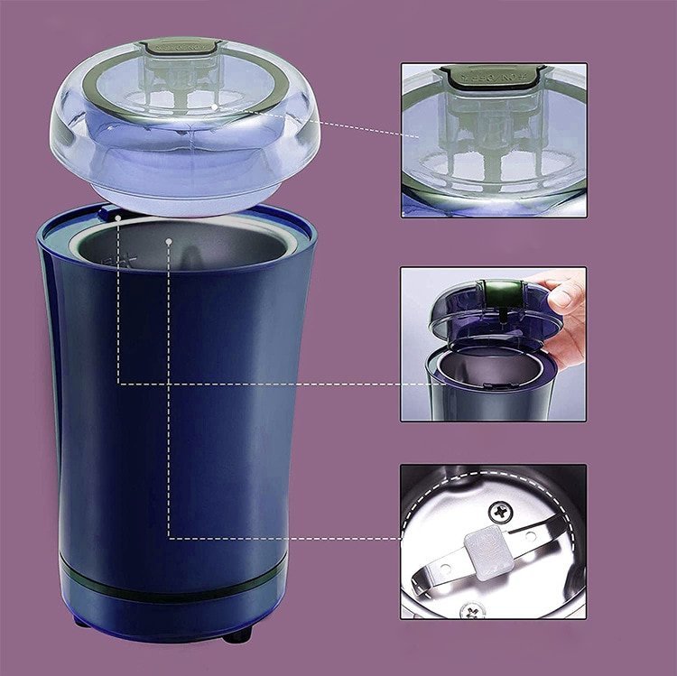 SteelMaster Foodie - Heavy-Duty Stainless Steel Electric Grinder