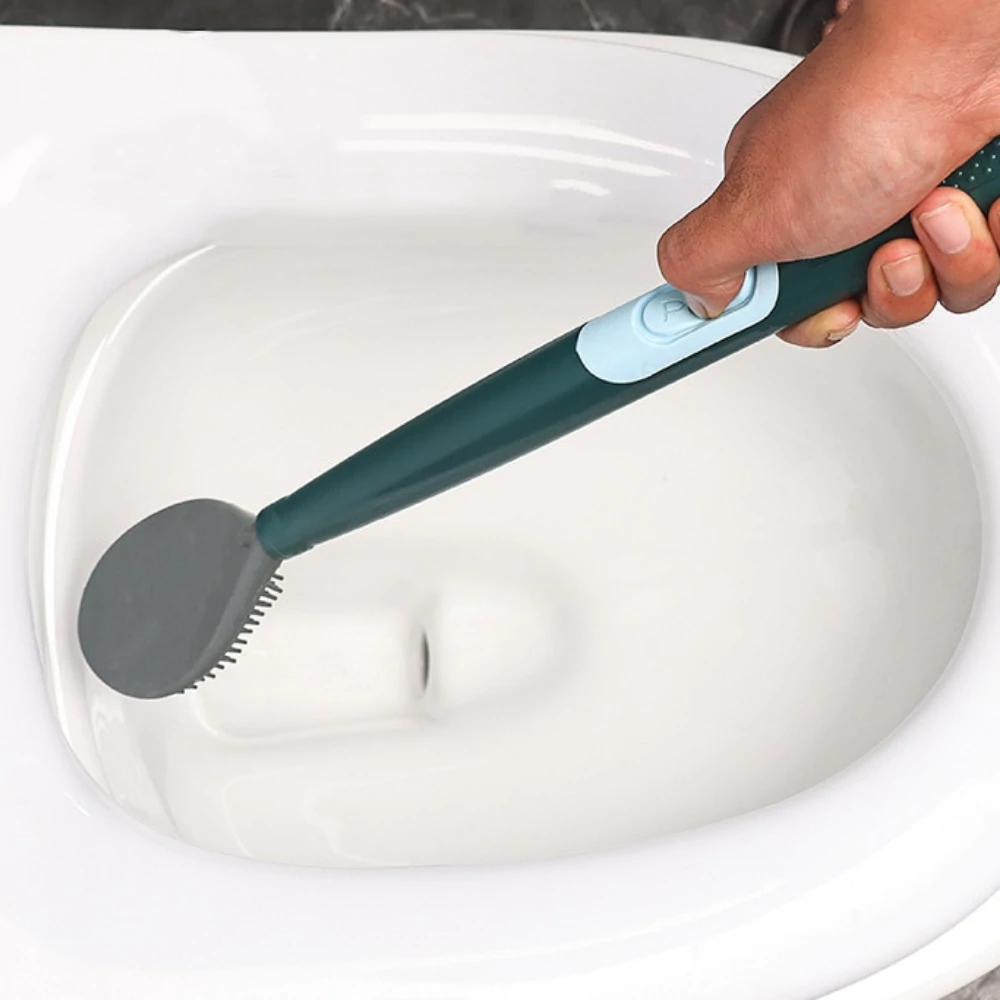 BristleFlex - Flexible Toilet Brush with Built-In Cleaner Dispenser