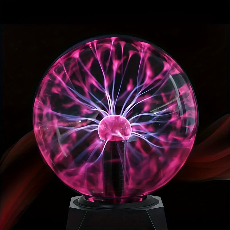 PlasmaGlow - Interactive USB LED Plasma Ball for Ambient Lighting