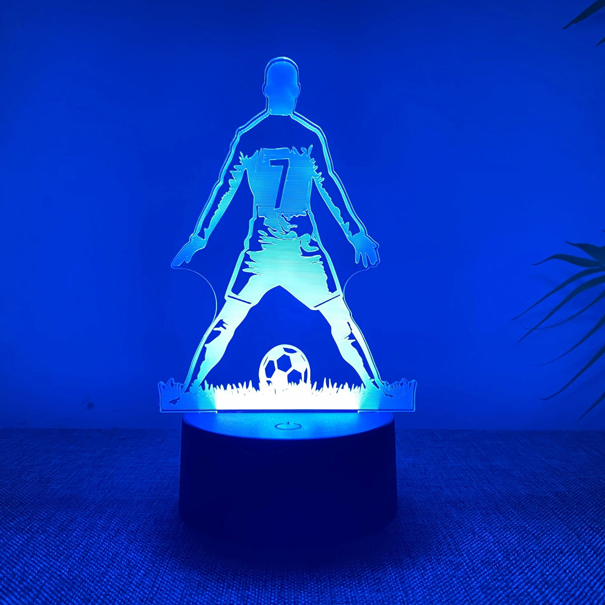 SportGlow - 3D Soccer Player Color-Changing LED Night Light