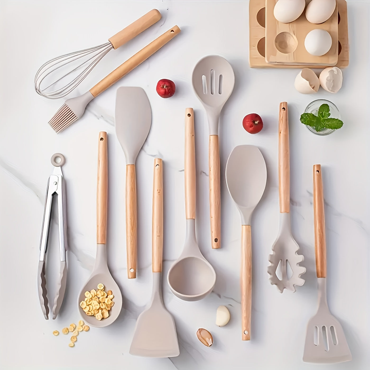 Silik - Scratch-Resistant Silicone Kitchen Utensil Set