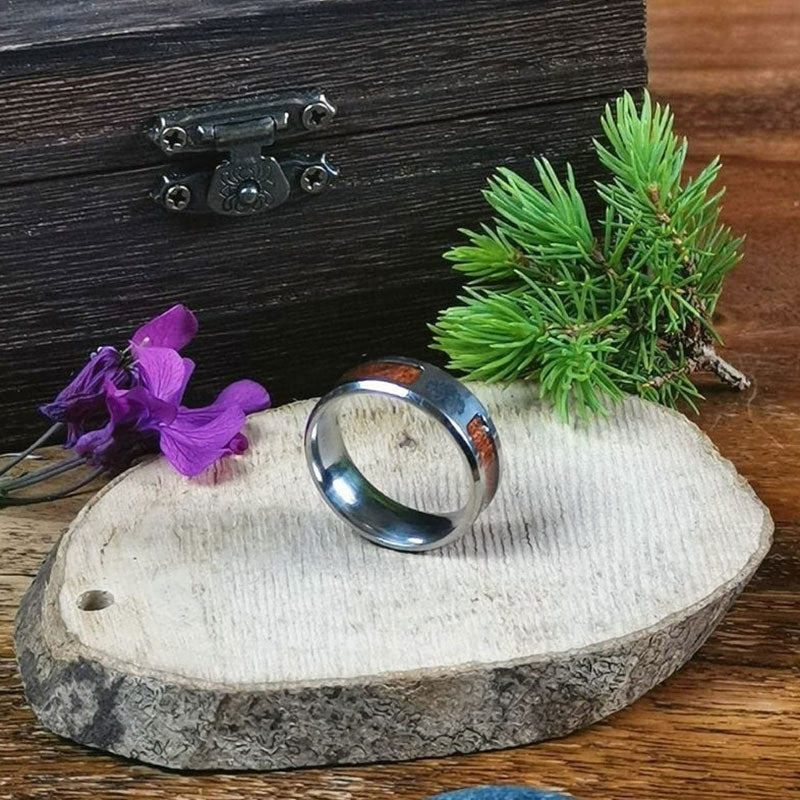 Elina - Bague arbre de vie en acier inoxydable pour femme