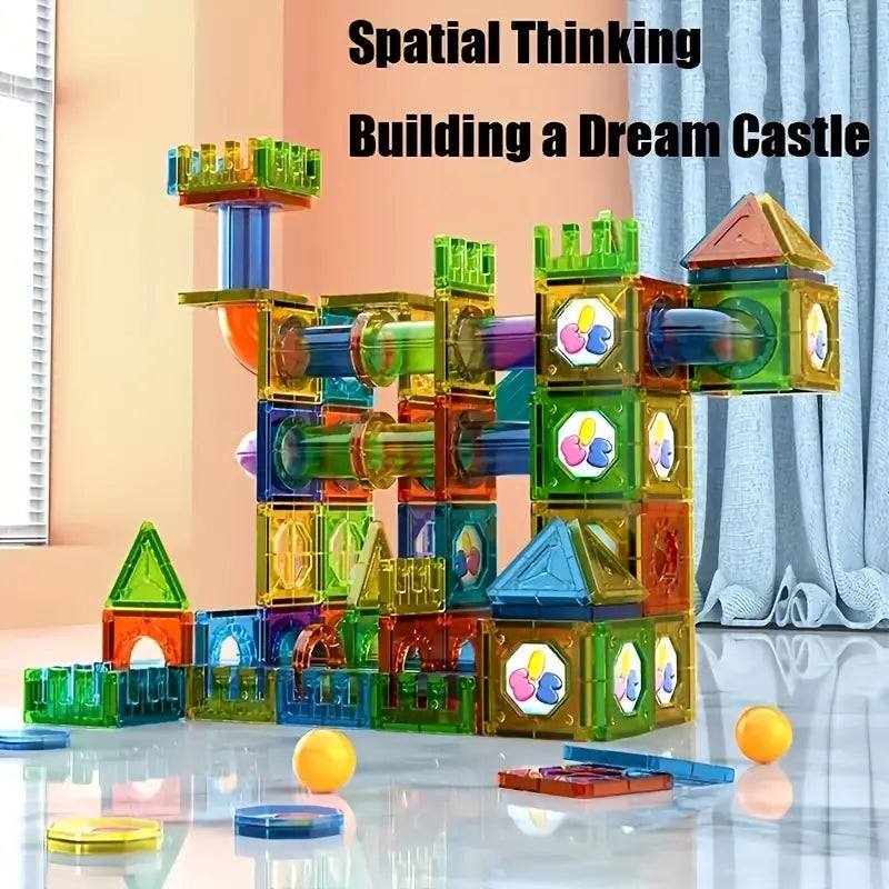 Kubrion - Magnetic Building Blocks, 69-Piece Creative Construction Set for Kids 2+