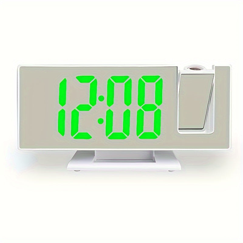 ProTime Clock - Modern Projection Alarm Clock with Mirror Effect