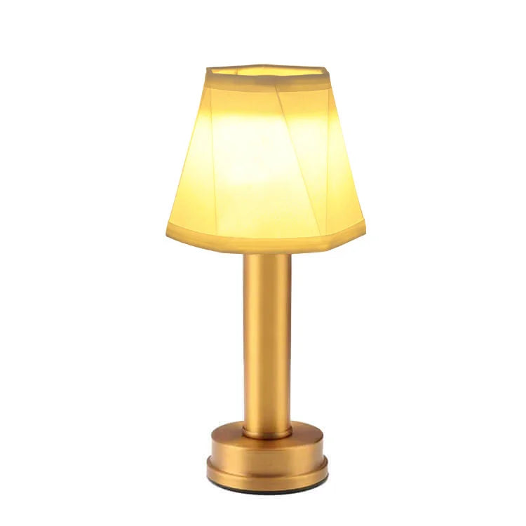 LuxeSilk - Rechargeable Cordless Table Lamp for Cozy Ambiance