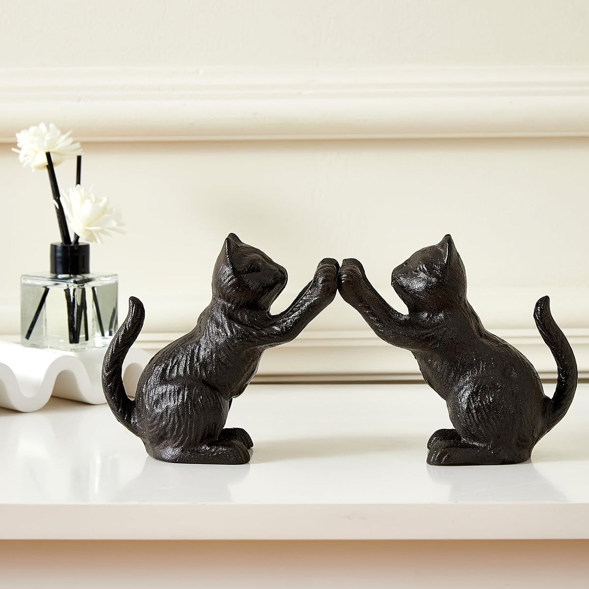 IronVintage - Cast Iron Bookends with Timeless Vintage Style