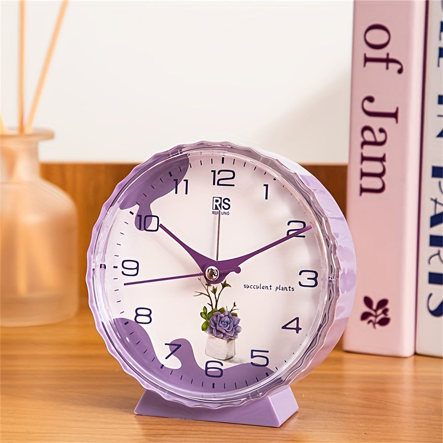 FloraTime Clock - Elegant Flower Alarm Clock for the Bedroom
