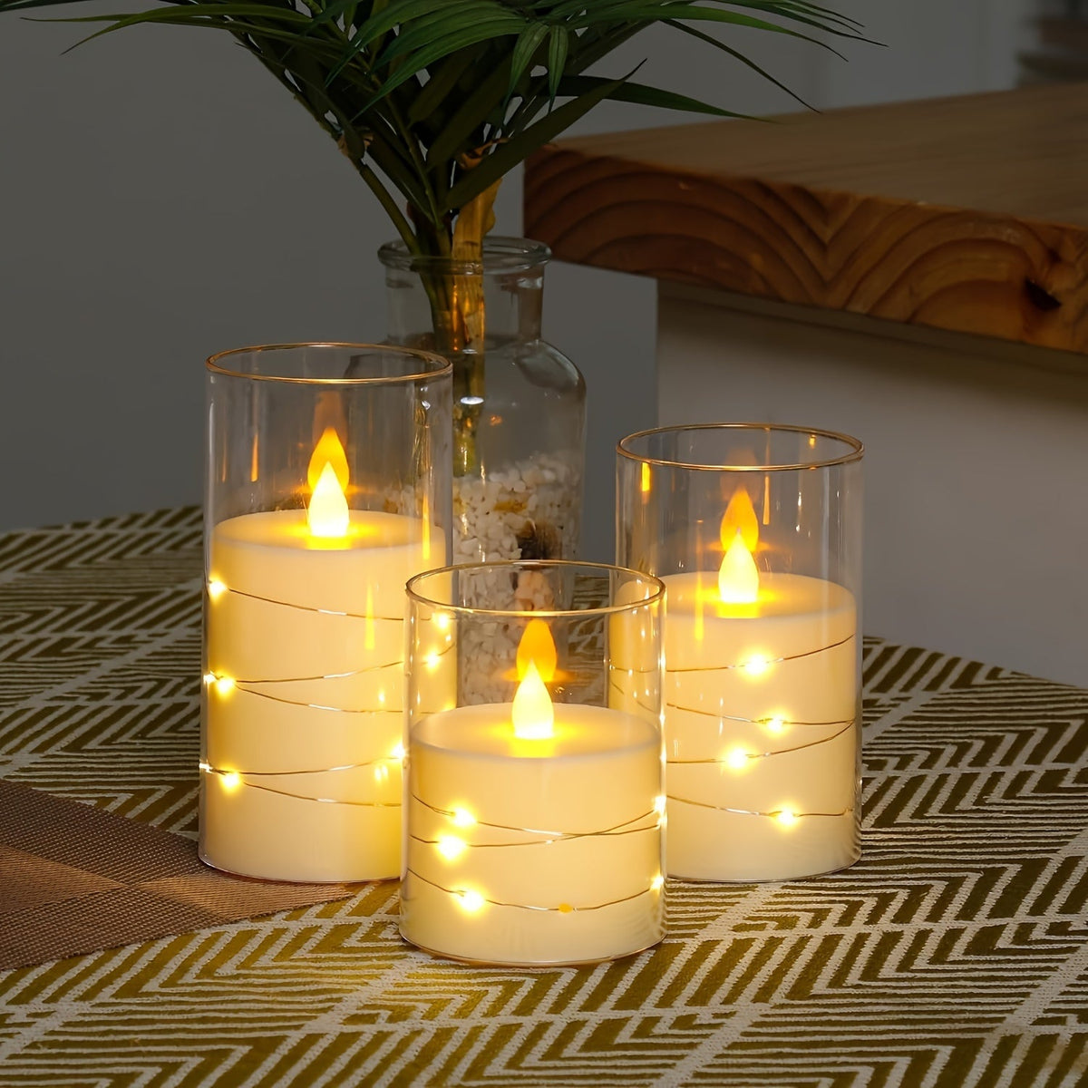 Iuflare - LED Candle Set with Remote Control and Timer