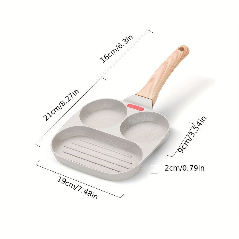 Quatro Cooking - 4-Compartment Pan for Cooking Multiple Dishes at Once