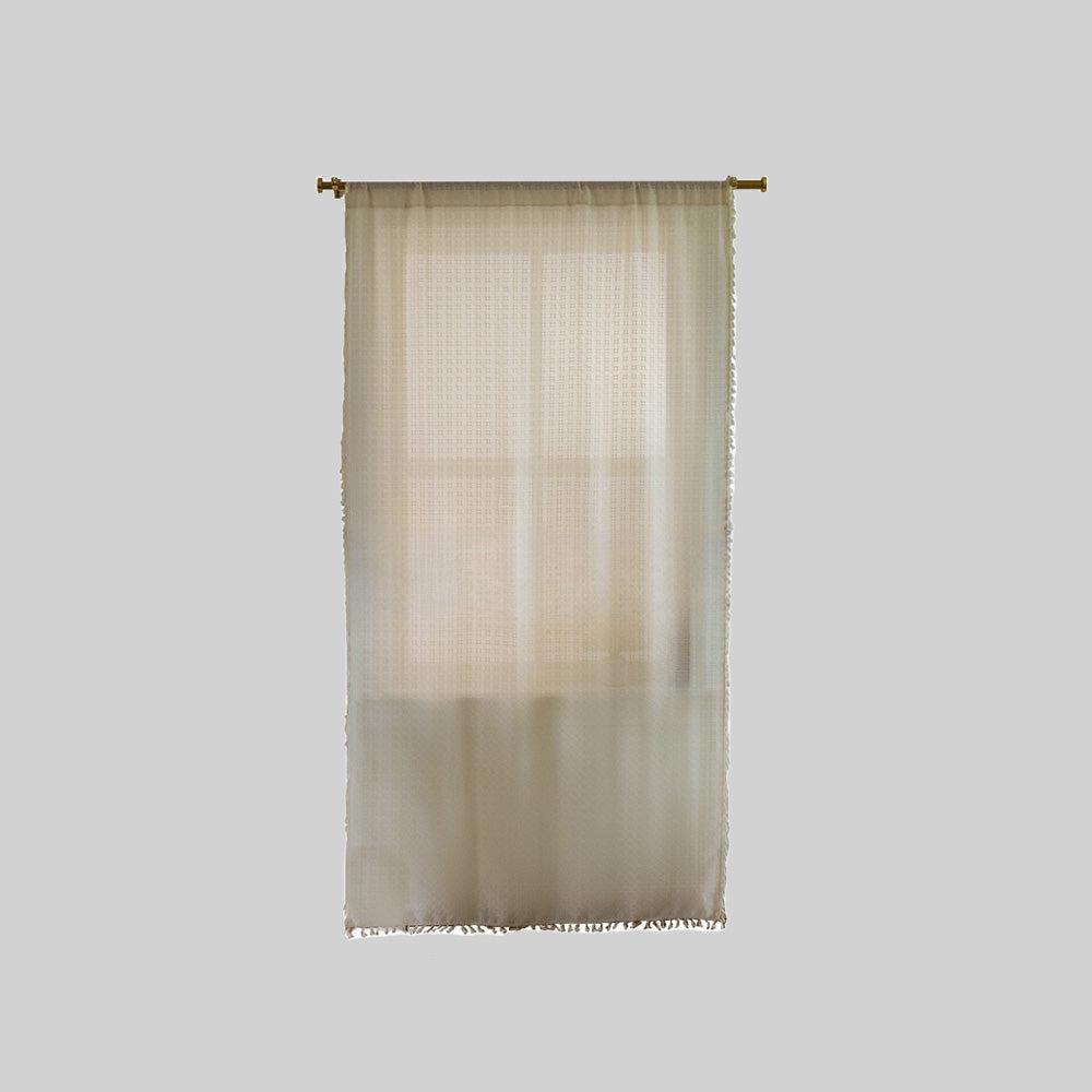 FringeElegance Curtains - Jacquard Fringed Curtains for Timeless Style