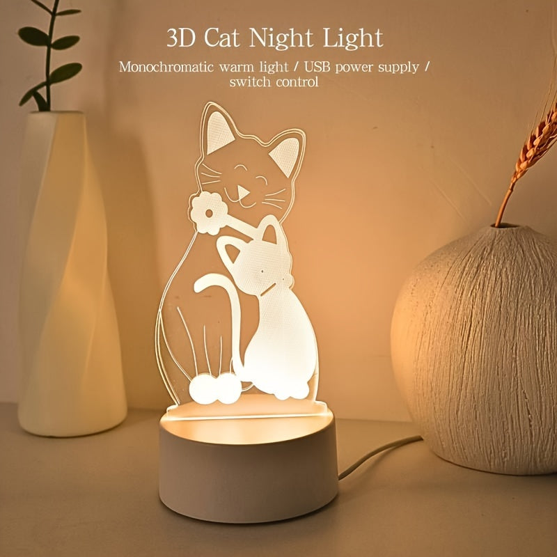 GlowPair - Art Deco Glass Night Light for the Bedroom