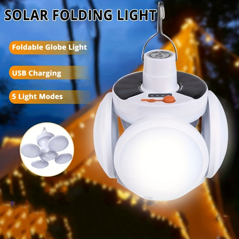 SolarFold Lamp - Foldable Rechargeable LED Camping Lantern