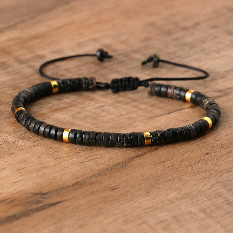 Seraphina - Bracelet tressé en pierres naturelles 2,4 mm