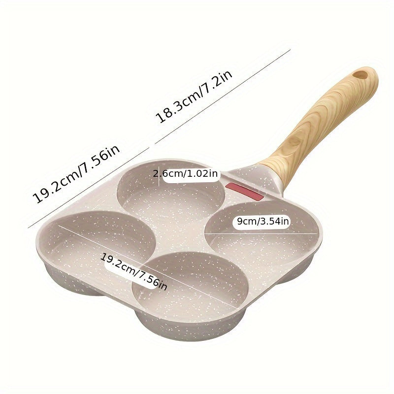 Quatro Cooking - 4-Compartment Pan for Cooking Multiple Dishes at Once