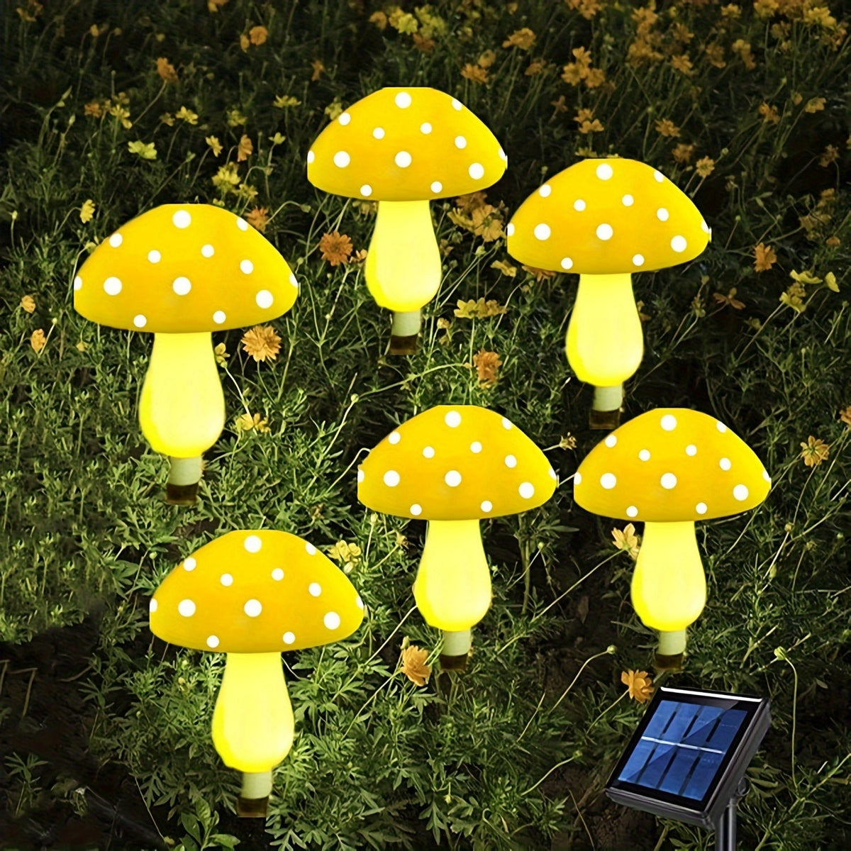 Arbogrove - Solar Mushroom Garden Lights with 8 Lighting Modes