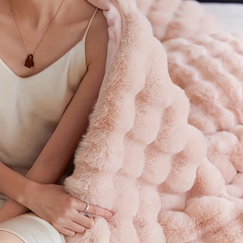 RoveWrap - Elegant Soft Durable Rabbit Fleece Throw