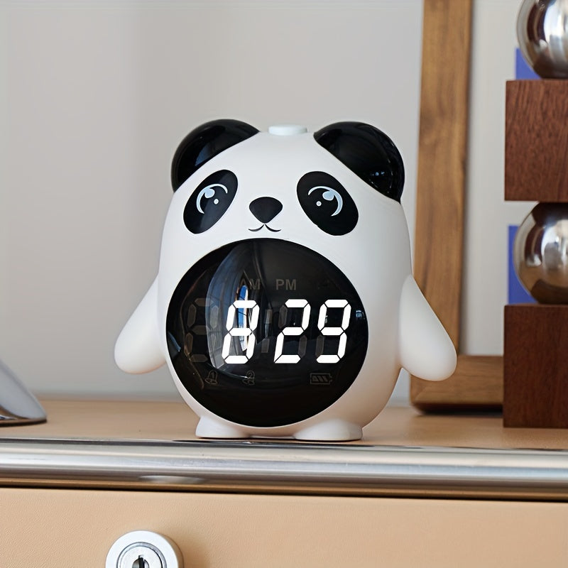 PandaGlow Clock - Rechargeable Panda Alarm Clock with Temperature Display