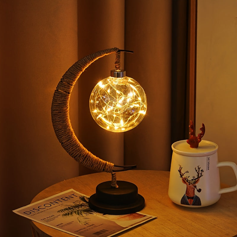Horendel - Wireless Wrought Iron LED Table Lamp