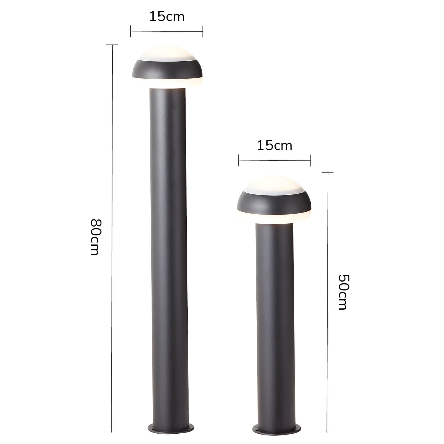LumaPillar - Borne Lumineuse LED Moderne pour Extérieur
