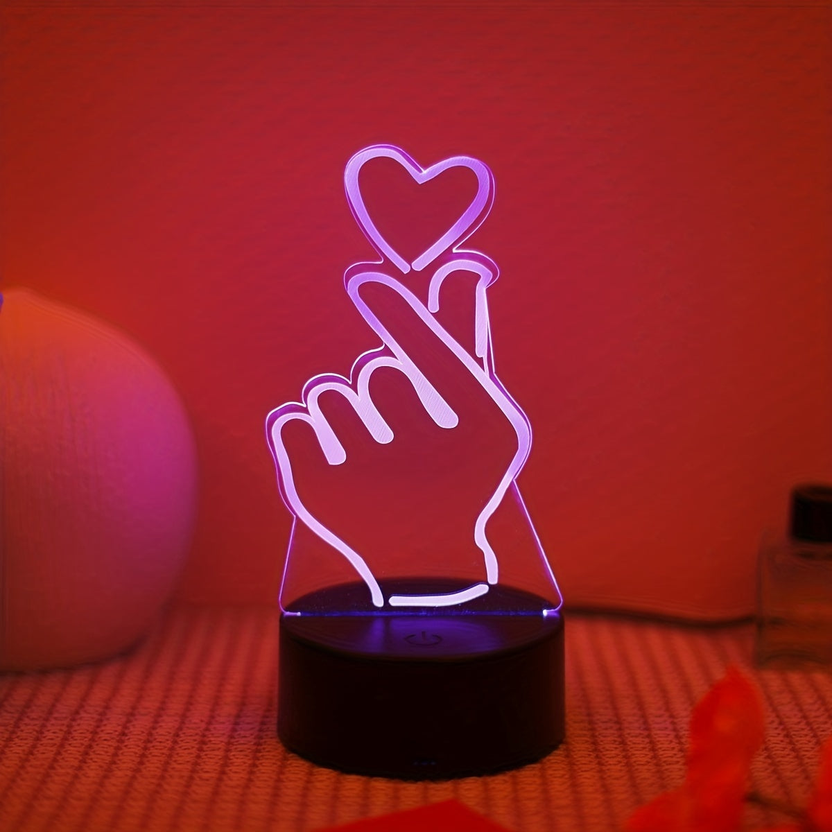 IllumiHeart - Touch-Control 7-Color LED Night Light