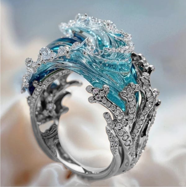 OceanSpirit - Collier maritime élégant or et argent