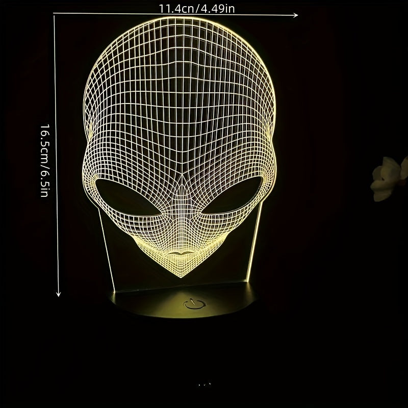 CosmicGlow Lamp - 3D LED Night Light with 7 Colors