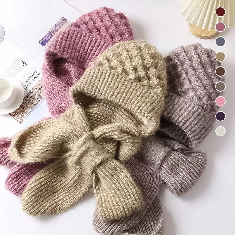 CozyWind - Beanie and Scarf Set for Winter Fashion