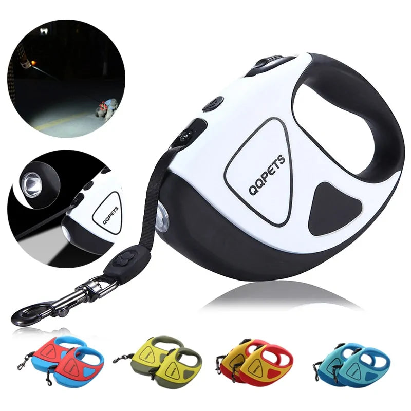 Handleash - Retractable LED Leash for Dogs with Ergonomic Handle