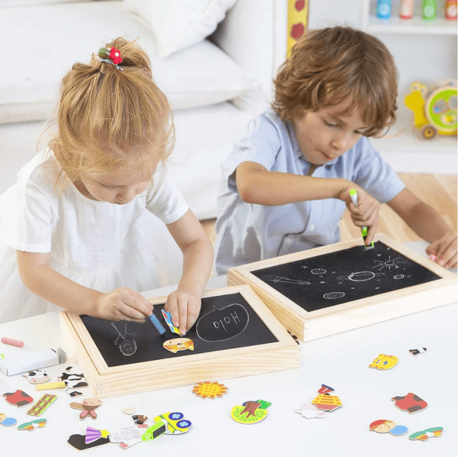 CreativeChalk Board - Tableau Enfant Magnétique Double Face