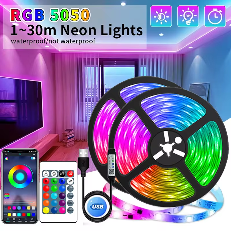 GlowShift - Ruban LED RGB pour Chambre et TV