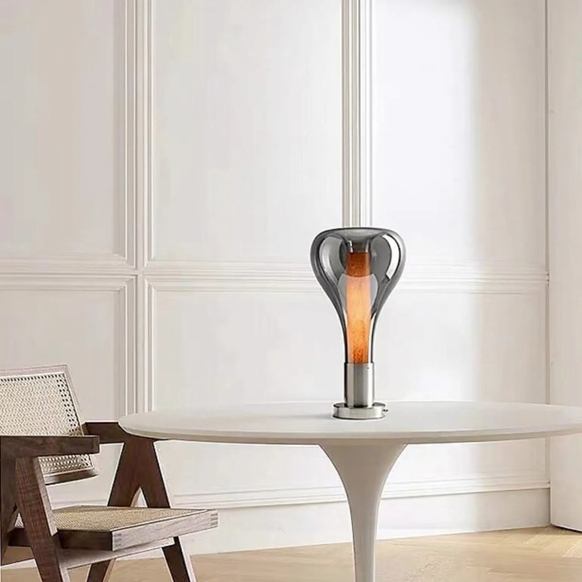 LavaGlow Lamp - Artistic LED Glass Table Lamp