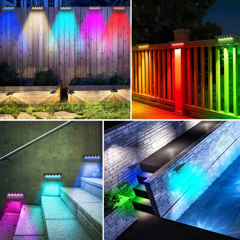 LumièreVive - Waterproof Outdoor Solar Lamp for Garden and Patio