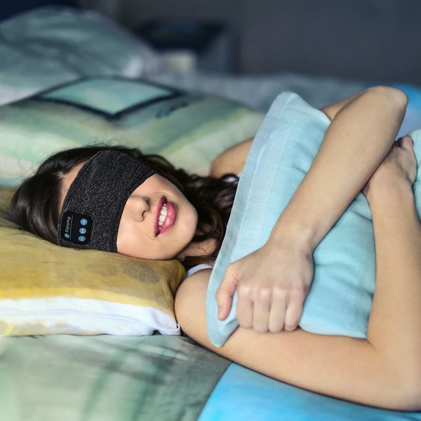 SnoozeMelody - Bluetooth Noise-Cancelling Sleep Mask for Peaceful Nights