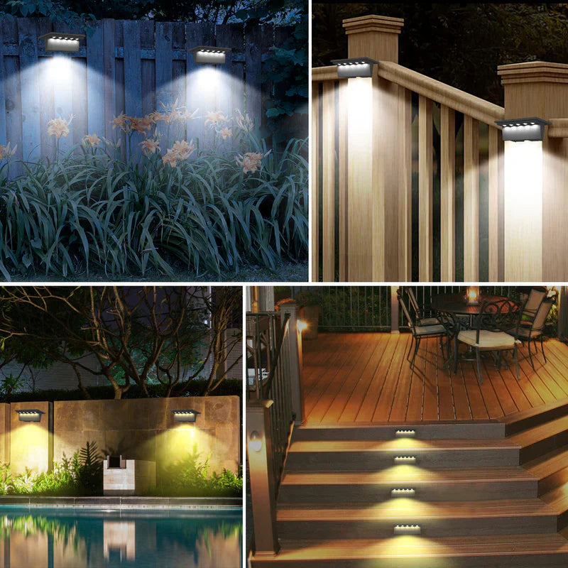 LumièreVive - Waterproof Outdoor Solar Lamp for Garden and Patio