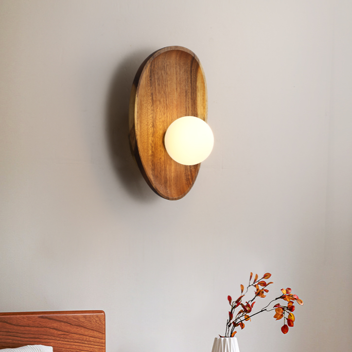 BoisLumi Wall - Natural Wood Wall Sconce for Warm Lighting