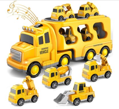 CityBuilder Set – Camions Jouets Lumière & Son