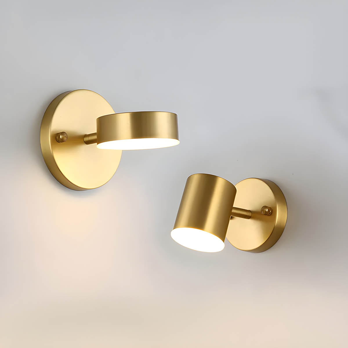 Scandinavian Copper LED Wall Sconces - Elegant Lighting for Your Home