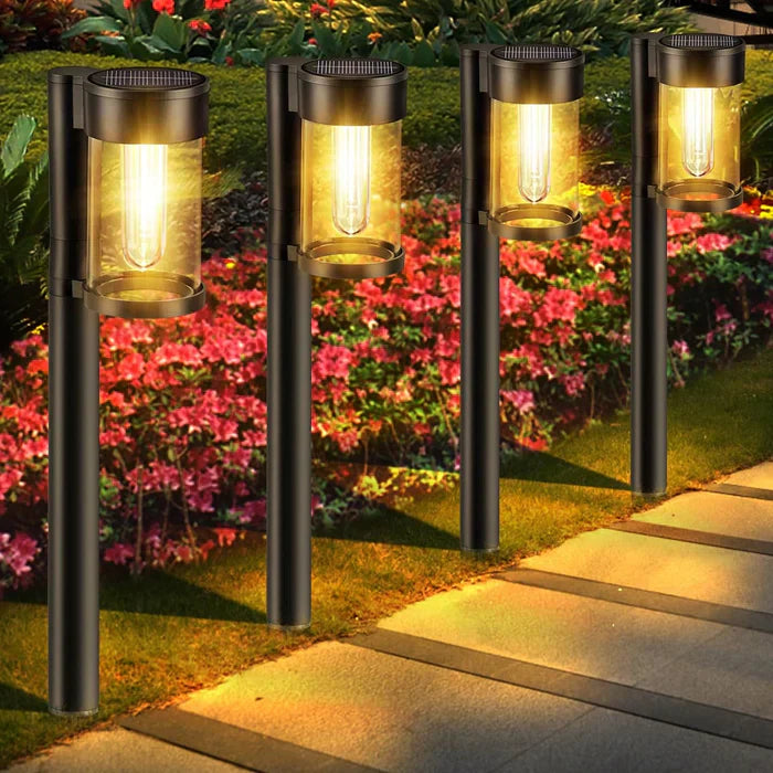LumiPath - Éclairage solaire de luxe pour allée de jardin