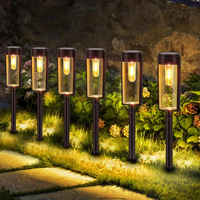 LumiPath - Éclairage solaire de luxe pour allée de jardin