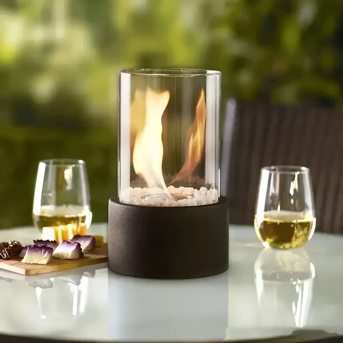 GlowLuxe - Lanterne de Table Feu Portable Élégante
