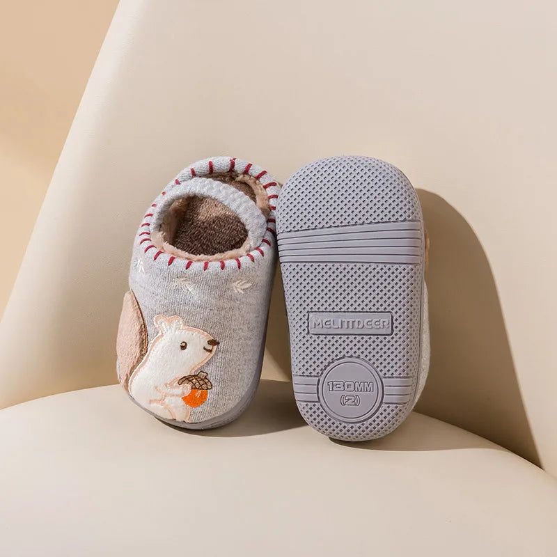 Mini Fashion - Chaussons Antidérapants Douillets pour Enfants