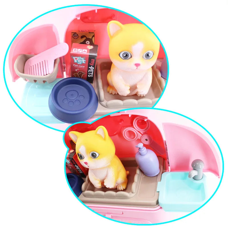 Pet Paradise - Coffret de Toilettage Portable pour Enfants