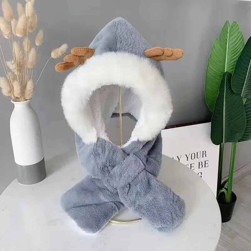 Mini Fashion - Bonnet et écharpe 2 en 1 pour enfants