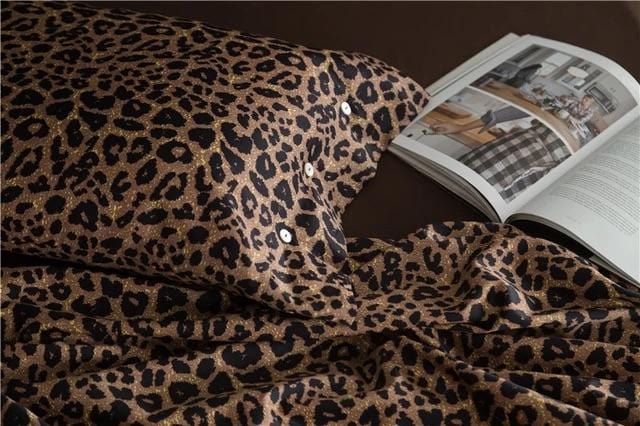Leo Print - Luxury Egyptian Cotton Duvet Cover Set