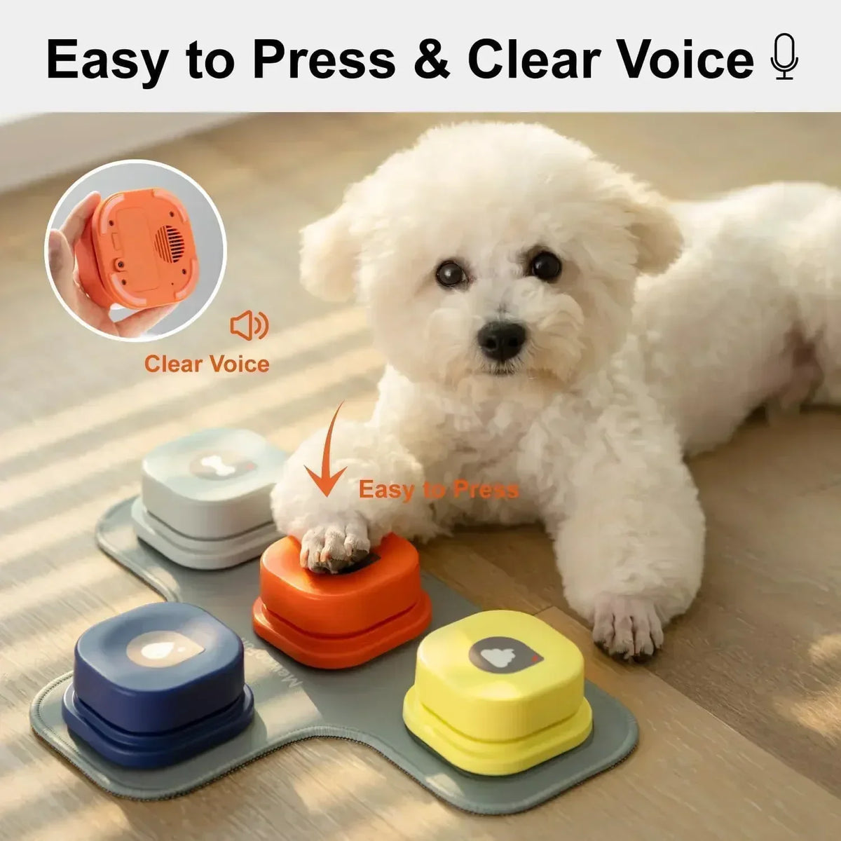 BarkTalk - Interactive Buttons for Dog Training and Communication